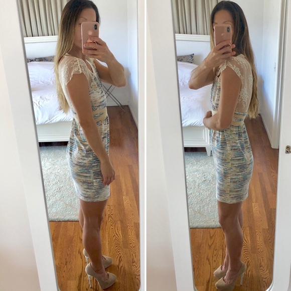 Free People lace back mini dress - Picture 2 of 8